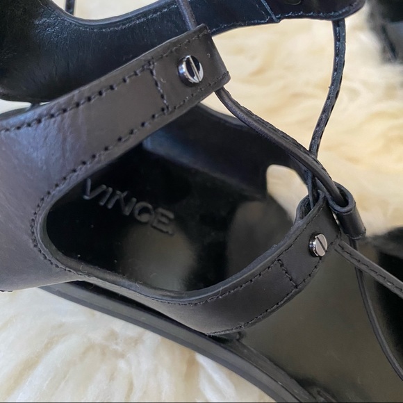 Vince Niva Leather Lace-Up Flat Gladiator Sandal - Picture 7 of 10